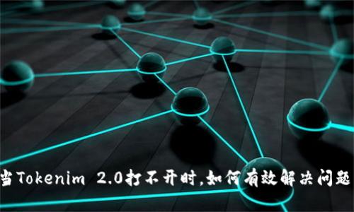 当Tokenim 2.0打不开时，如何有效解决问题？