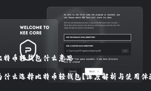 比特币轻钱包什么意思

为什么选择比特币轻钱包？深度解析与使用体验