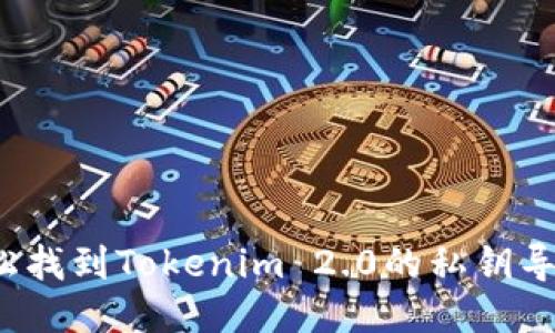 如何轻松找到Tokenim 2.0的私钥导出方法？