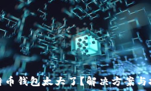   
比特币钱包太大了？解决方案与技巧